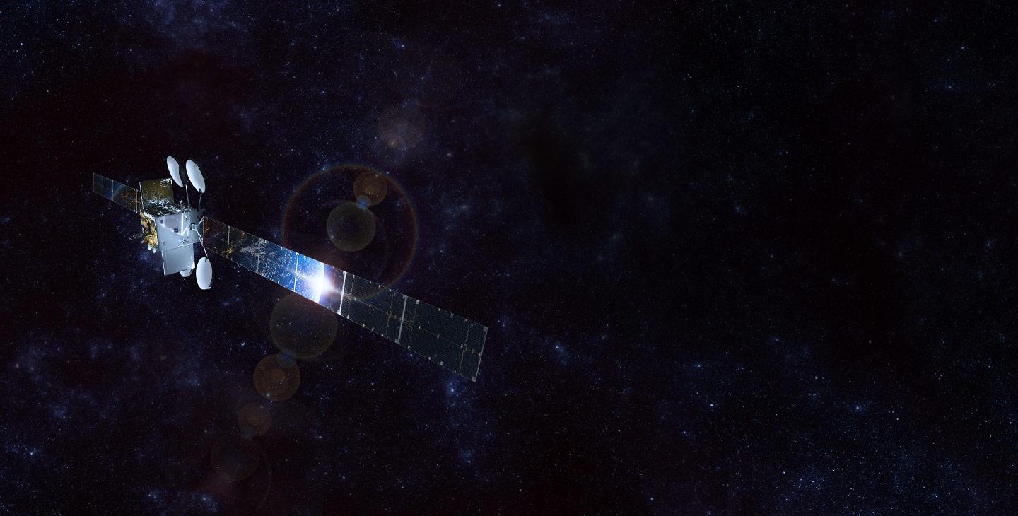 ViaSat-2 satellite in orbit